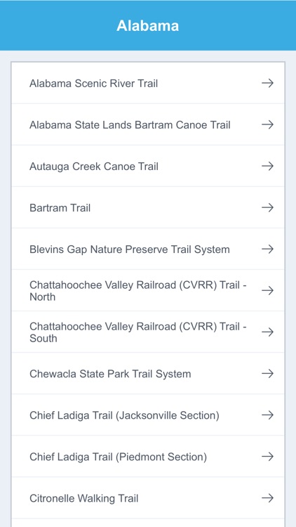 Alabama Recreation Trails