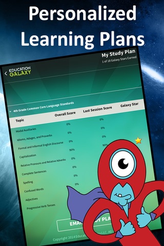 Education Galaxy - 4th Grade Language Arts - Learn Adjectives, Punctuation, Commas, Grammar, and More screenshot 4