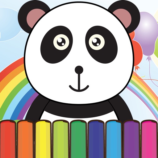 Coloring My Cute Wild Animals for Preschool boy and girl iOS App