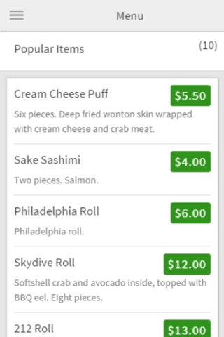 Sushi Rock Ordering screenshot 3