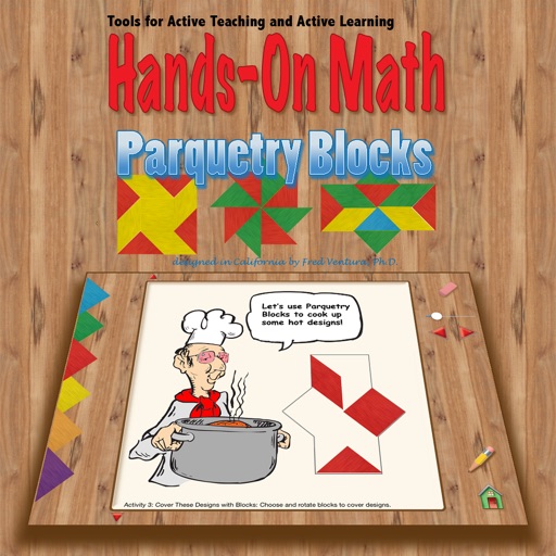 Hands-On Math Parquetry Blocks iOS App