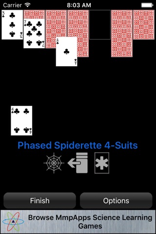 Phased Spiderette Solitaire screenshot 3