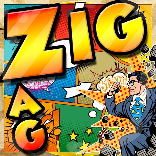 Words Zigzag : Cartoon Comics and Superhero Crossword Puzzles Games Pro with Friends icon