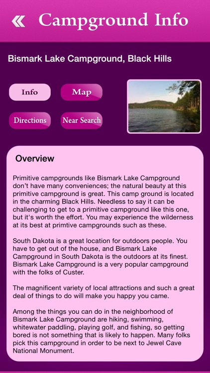 South Dakota Campgrounds and RV Parks