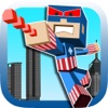 Heroes Swing Attack - Champion Pocket Mini Pixel Rope n Fly Game: Hero Edition