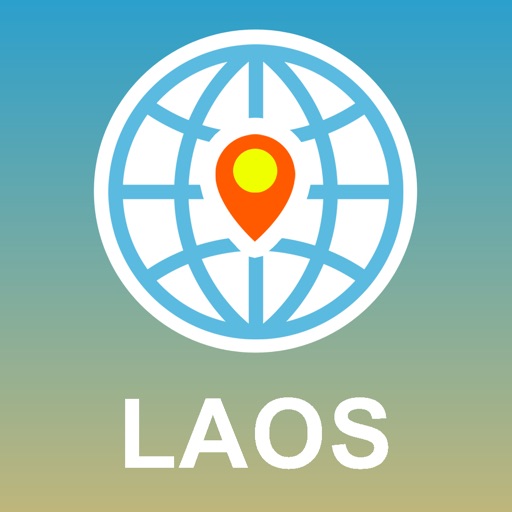 Laos Map - Offline Map, POI, GPS, Directions icon