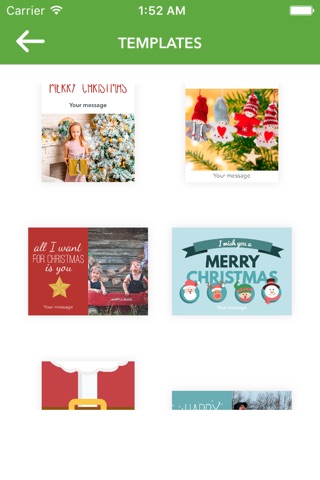 Greetings Card Maker free - Wish Merry christmas with your own custom picture screenshot 2