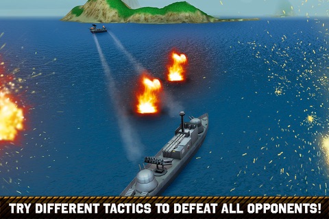 Ship Fighting Battle Wars 3D Free screenshot 3