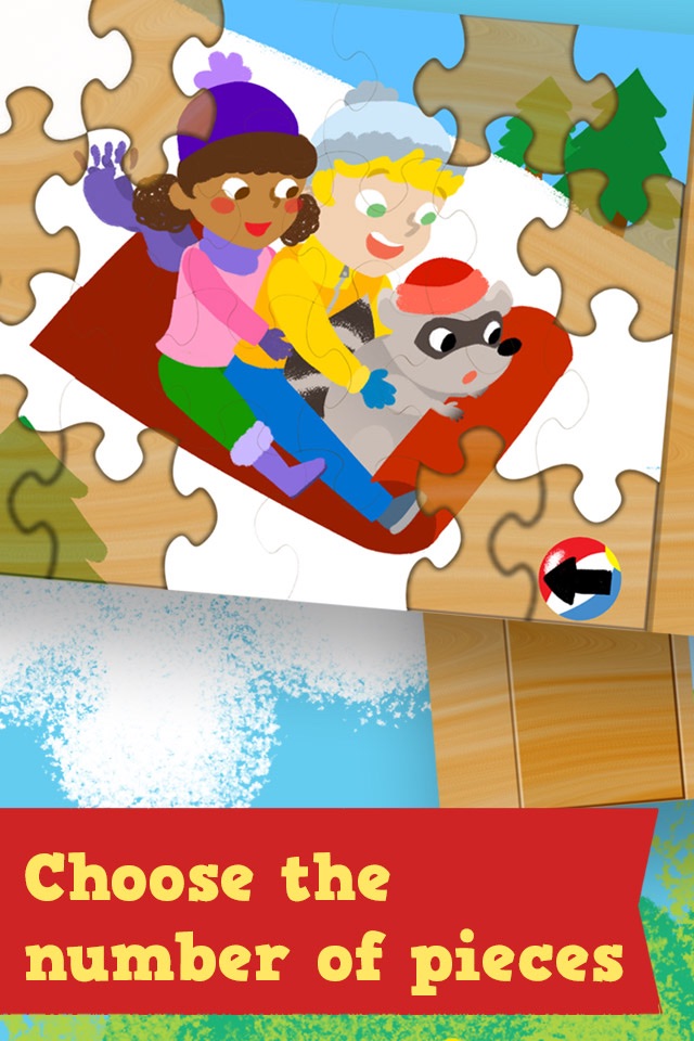 Kids Season Puzzles: Animated Spring, Summer, Fall and Winter Wooden Jigsaw Puzzle Games for Toddler and Preschool Boys and Girls screenshot 2