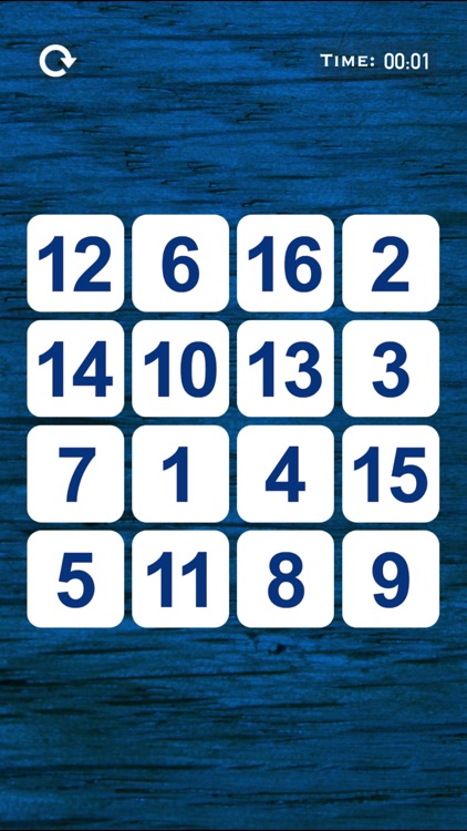 Touch the Numbers in Sequence