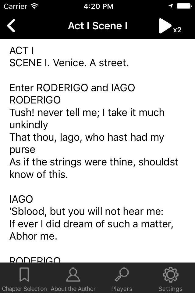Shakespeare: Othello screenshot 2