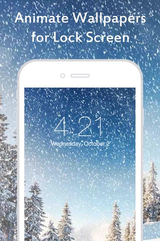 Snowfall Live Wallpapers - Animated Wallpapers For Home Screen & Lock Screen screenshot 2