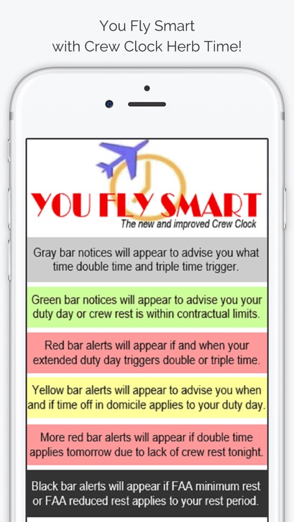 You Fly Smart with Crew Clock Herb Time