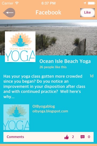 Ocean Isle Beach Yoga screenshot 4