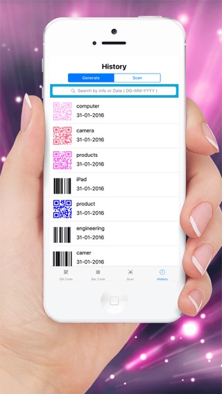 Fast and easy Barcode Scanner and QR Code Reader & Generator with various types of barcode and qr code .のおすすめ画像2