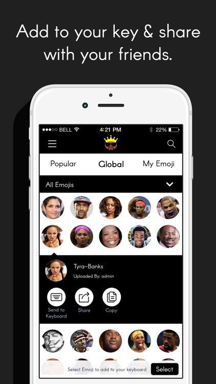 Black Emoji Keyboard