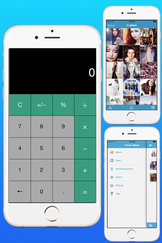 Calculator+ Protect Your Privacy and Hide Secret Photo screenshot 2