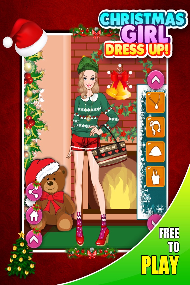 Christmas Dress Up Girl 2016 screenshot 4