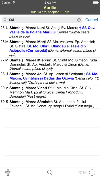 Calendar Creștin Ortodox
