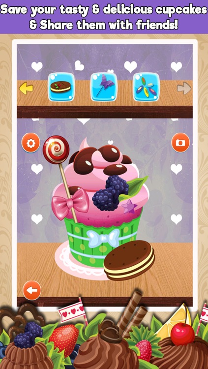 Crazy Cupcakes Maker Cooking games screenshot-4