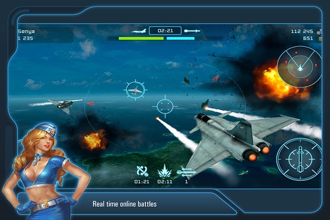 Battle of Warplanes: Air War - náhled