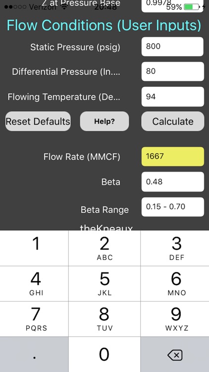 Gas Volume Calc