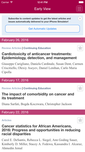 CA: A Cancer Journal for Clinicians(圖4)-速報App
