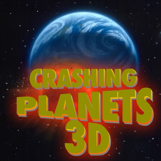 Crashing Planets 3D Icon
