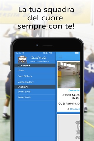 CUS Pavia Pallavolo screenshot 4