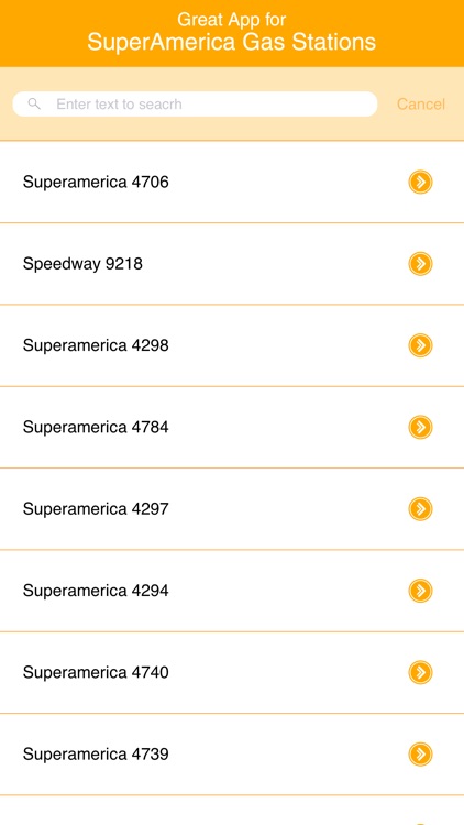 Great App for SuperAmerica Gas Stations