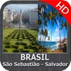 Boating São Sebastião de Salvador - BrasilHD- cartas nauticas off-line para o cruzeiro a vela pesca e mergulho