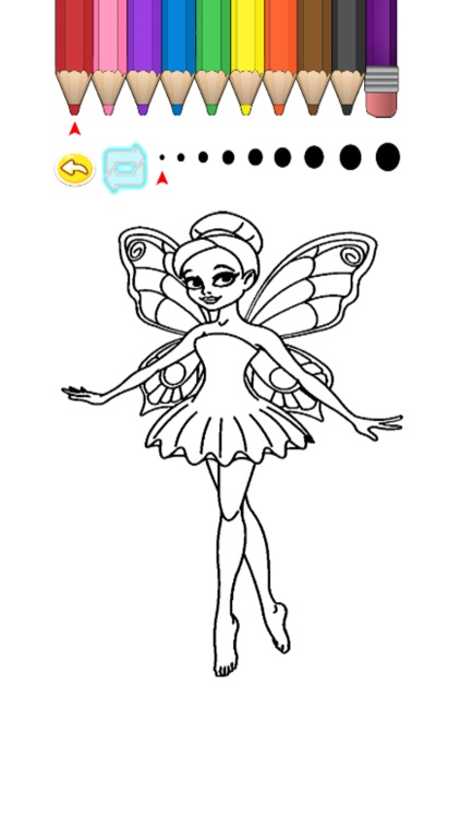 Kids Coloring Book - Princess Cartoon screenshot-3