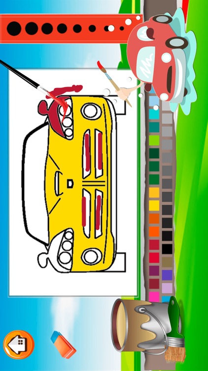 Vehicle Coloring Book - All In 1 Car Draw Paint And Color Pages Games For Kids screenshot-3