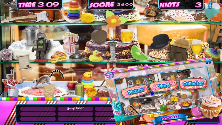 Desserts, Cupcakes & Candy - Hidden Object Spot and Find Objects Photo Differences Cooking Game