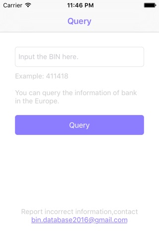 BIN Database for Europe screenshot 2