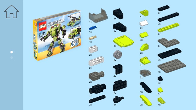 Green Copter for LEGO Creator 31007 Set - Building Instructi(圖2)-速報App