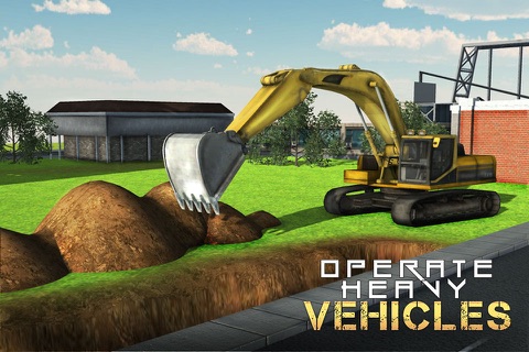 City Construction 2016 – 3D Heavy Cranes and Truck Simulation screenshot 4