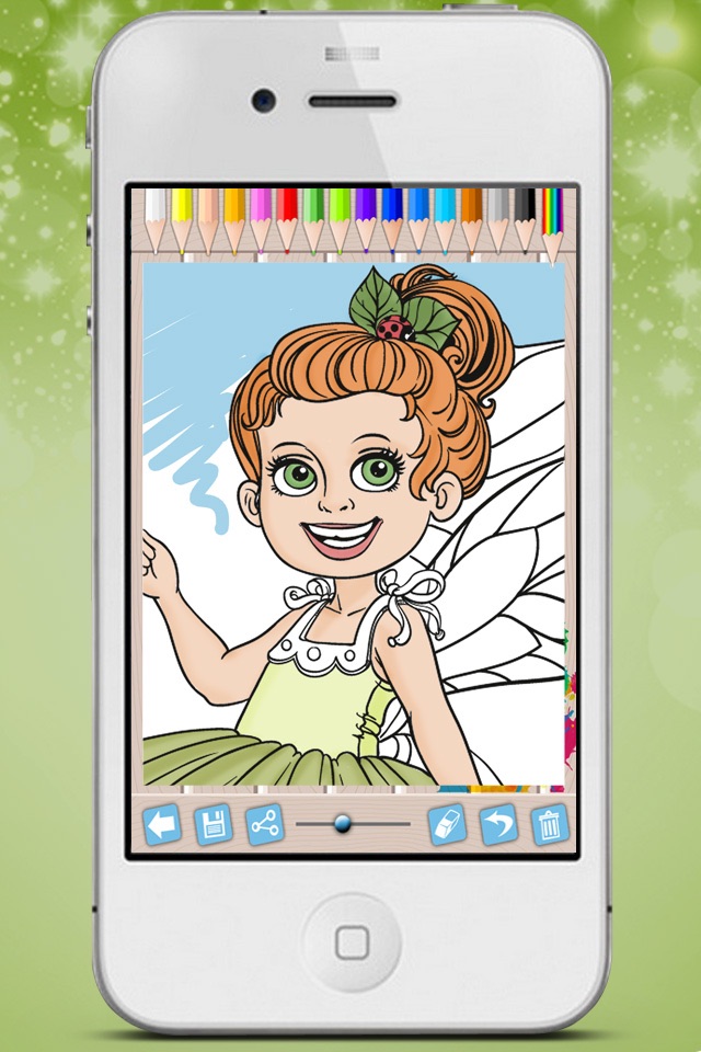 Fairies Coloring Book - Paint princesses tales screenshot 4