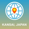 Kansai, Japan Map - Offline Map, POI, GPS, Directions