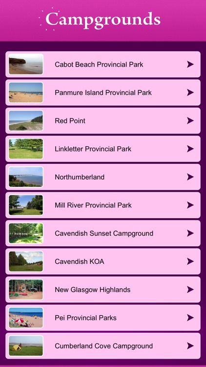 Prince Edward Island Campgrounds & RV Parks