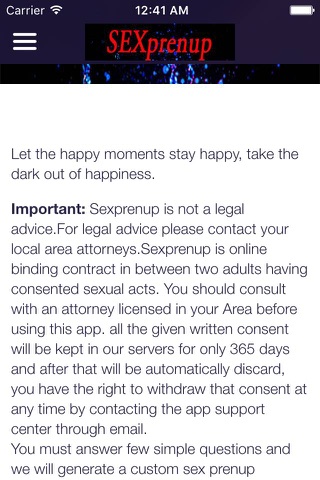 SEXprenup screenshot 2