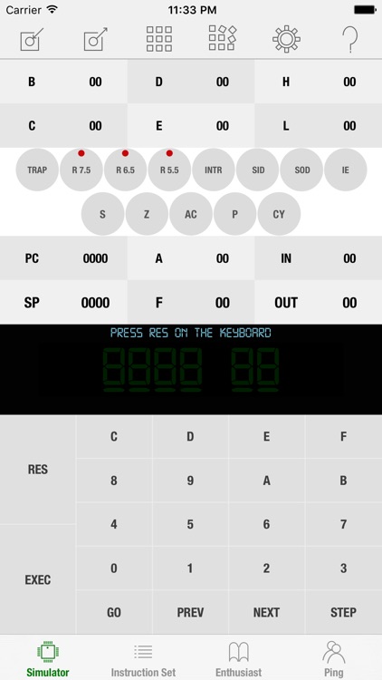 Sim8085 screenshot-3