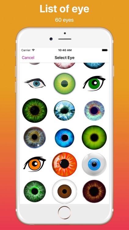 Automatically change Your Eyes