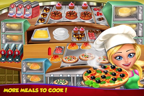 Food Court Bistro Fever Restaurant - Chef Cooking Sausages & Sandwich Scramble Games screenshot 3