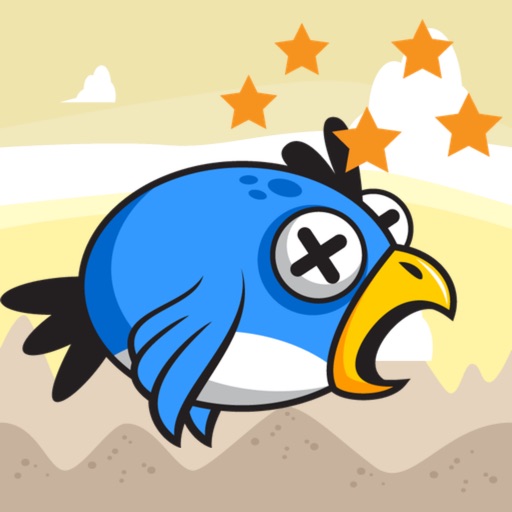 Blue Bird Desert Wind Icon