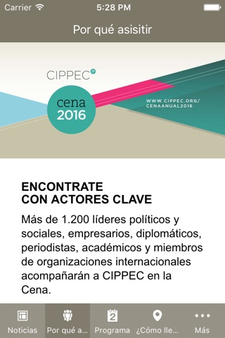 Cena Anual CIPPEC 2016 screenshot 2