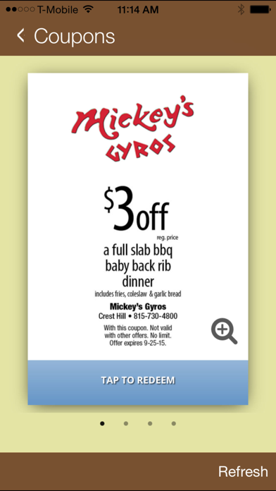 How to cancel & delete Mickey's Gyros from iphone & ipad 3