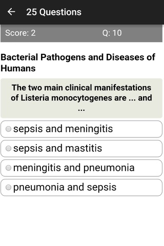 Bacteria & Bacteriology Quiz screenshot 2