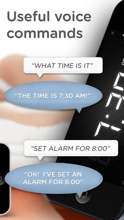 SpeakToSnooze Pro - Alarm clock with voice control commands to snooze and turn off your alarm!