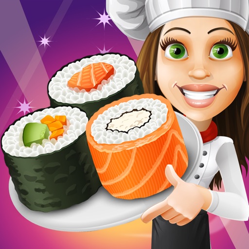 Fast Food Frenzy: Master Japanese Sushi Chef Cooking Scramble FREE icon